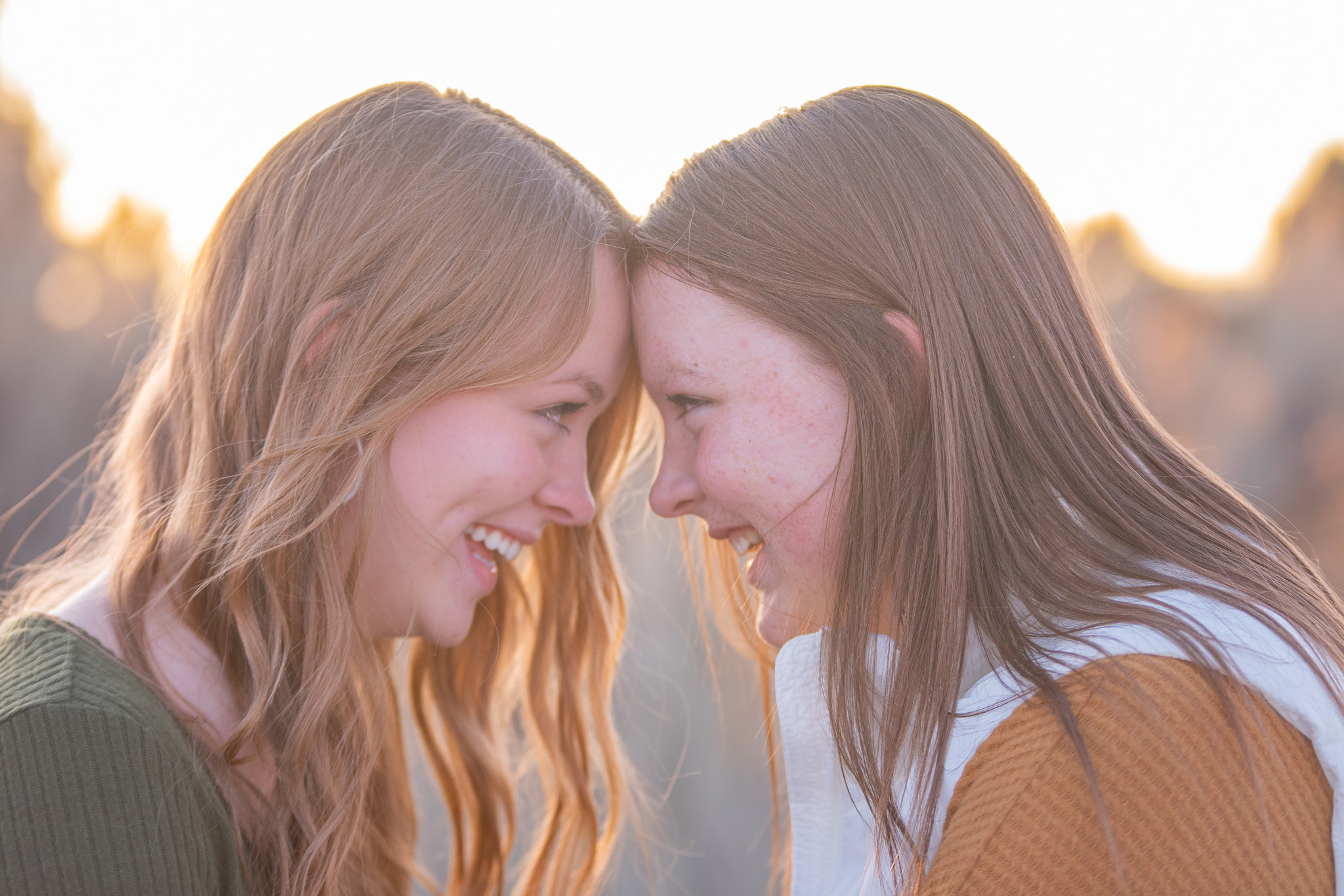 Sisters at the Saint Anthony Sand Dunes: A Mini Session!