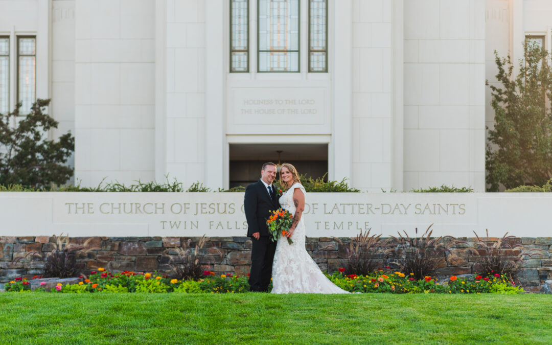 LDS Temple Elopement for Hailey + Andy